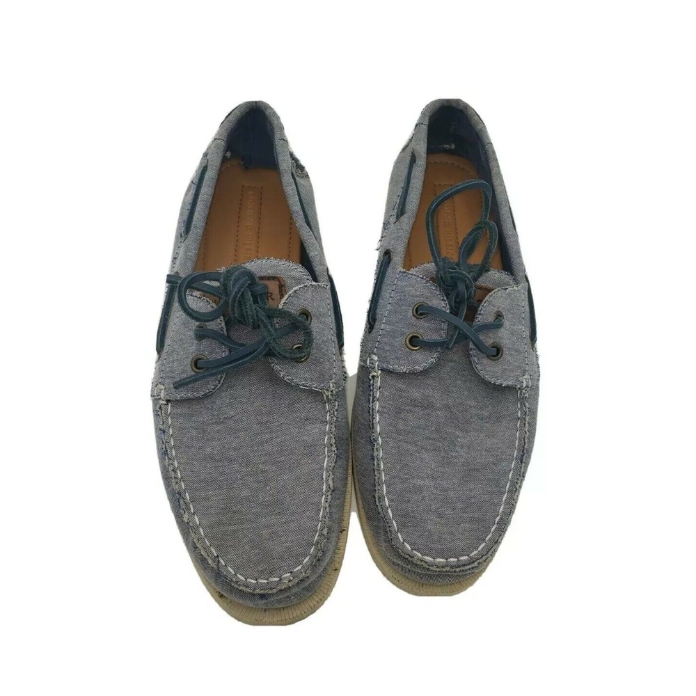 Tommy Hilfiger TM Bowman Blue Non-Marking Boat Shoes‎ Size US 10.5 EU 44